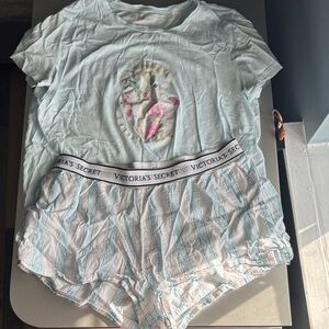 Victoria's Secret Mint Green Pajama Set